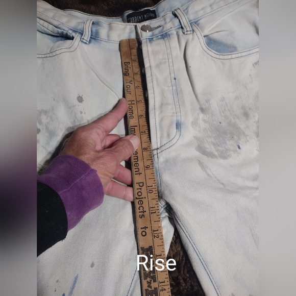 Current Mood Paint the Town Mom Jeans/ Button Fly/ NWOT/ SZ XL/ Cotton - Picture 8 of 16